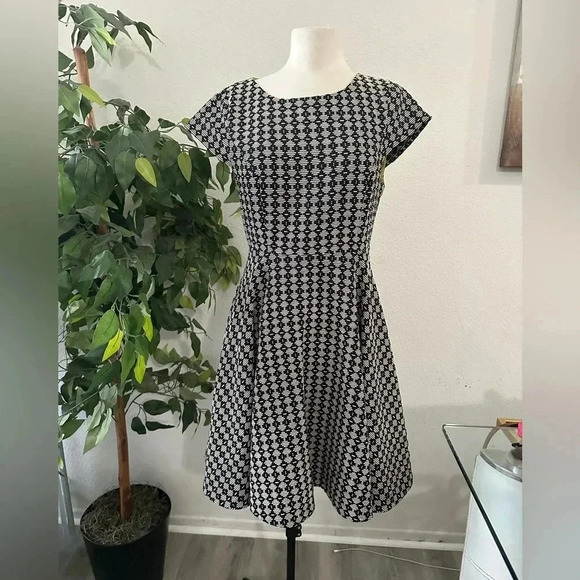 Anthropology Maeve beautiful dress casual elegant work office preppy Sz 4 - Picture 1 of 5